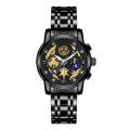 WWOOR 8864 Quality Stainless Steel Quartz Wristwatches Chrono Gold Watch Men Luxury